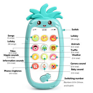 Telefono <span class=keywords><strong>Cellulare</strong></span> <span class=keywords><strong>Giocattolo</strong></span> per l'Apprendimento Precoce Design a Forma di Ananas Miglior <span class=keywords><strong>Giocattolo</strong></span> Mobile per Bambini - Product Image 6