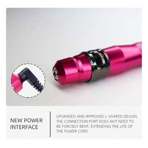 Machine de maquillage permanent de machine de tatouage de sourcils rouges roses de bonne qualité chaude dans le pistolet de tatouage - Product Image 4