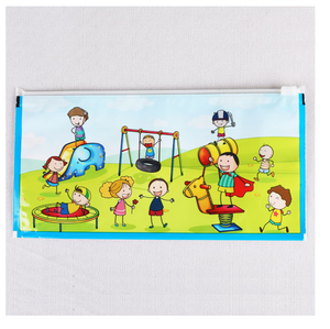 Pochette à fermeture éclair LD, pochette de rangement pour documents en plastique A4, pochette à fermeture éclair pour le bureau, l'école, organisateur léger - Product Image 2