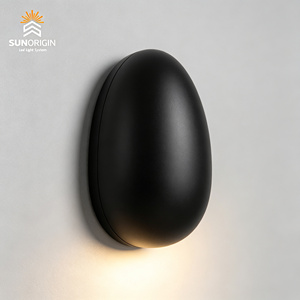 Lámpara de Pared LED Moderna de Diseño Creativo, Impermeable para Interiores/Exteriores, Decoración Solar para Jardín, Patio, Balcón, Lámparas de Pared para Exteriores - Product Image 1