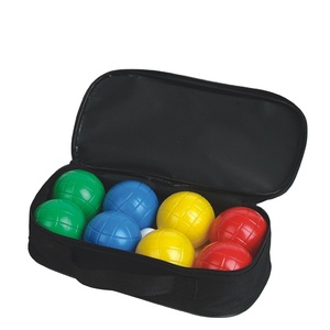 Jeu de boules de pétanque en plastique - Couleurs mélangées - Boules ergonomiques non toxiques de 72 mm pour une utilisation en intérieur/extérieur - Product Image 4