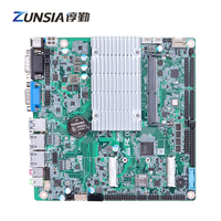J4125 1LAN 6Com DDR4 2 * LVDS Mini industri ITX Motherboard untuk penagihan ritel Restoran elektronik sentuh mesin kasir POS