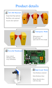 <span class=keywords><strong>Nuevo</strong></span> torniquete de solapa antipellizco de alto rendimiento de seguridad de acero inoxidable 304 personalizado para parque infantil - Product Image 3