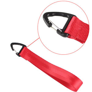 CRSTP <b>Car</b> Keychain Nylon Strap Key Accessory Black Blue Red Single Color With Metal <b>Hook</b> For Keys And Remote - Product Image 3