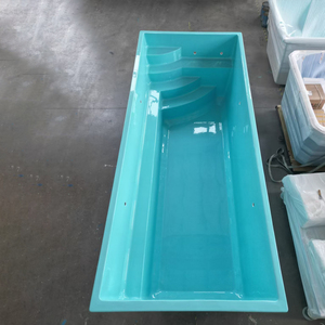 Piscina Rectangular Prefabricada de Fibra de Vidrio de Primera Calidad, de Bajo Mantenimiento, Resistente a los Rayos UV, Duradera, ODM, de Gran Tamaño - Product Image 1