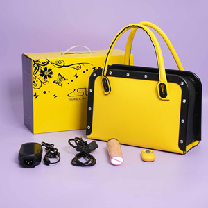 Geschwindigkeitsregulierbare Teleskop-Sexmaschine für Frauen mit Handtasche, Fernbedienung, Vollautomatische Pistolenmaschine mit Realistischem Dildo - Product Image 1