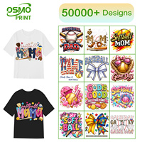 OSMO Factory Wholesale Nouvelle Arrivée Plus de 5000 Designs Personnalisés Softball Mama Sport Transfert DTF à Chaud