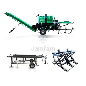 Gasoline Engine Powered High Efficiency Large Firewood Processor With 19 Inch Cutting Diameter