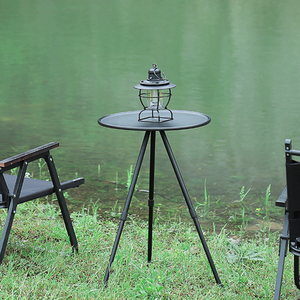 Đi Bộ Đường Dài Hợp Kim Nhôm Xách Tay Vòng Gấp Chân Bàn Có Thể Điều Chỉnh Chiều Cao Cắm Trại Ngoài Trời Dã Ngoại Cắm Trại Bảng Có Thể Gập Lại - Product Image 4