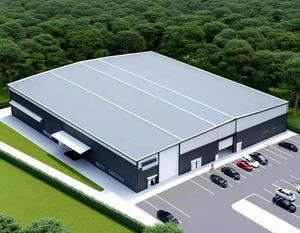 Almacén de Estructura de Acero Prefabricada Avanzada, Taller Industrial Metálico de Gran Envergadura para Fabricación y Almacenamiento - Product Image 6