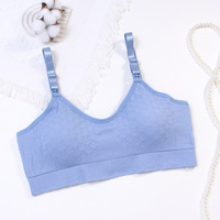 Soutien-gorge d'allaitement à ouverture frontale sans armatures, respirant, en nylon écologique, léger, pour poitrines généreuses, faible MOQ, doux pour la peau