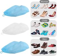 Sacs de rangement portables à cordon de serrage, plusieurs couleurs, réutilisables, écologiques, non tissés, voyage, déménagement, maison, sacs anti-poussière pour chaussures