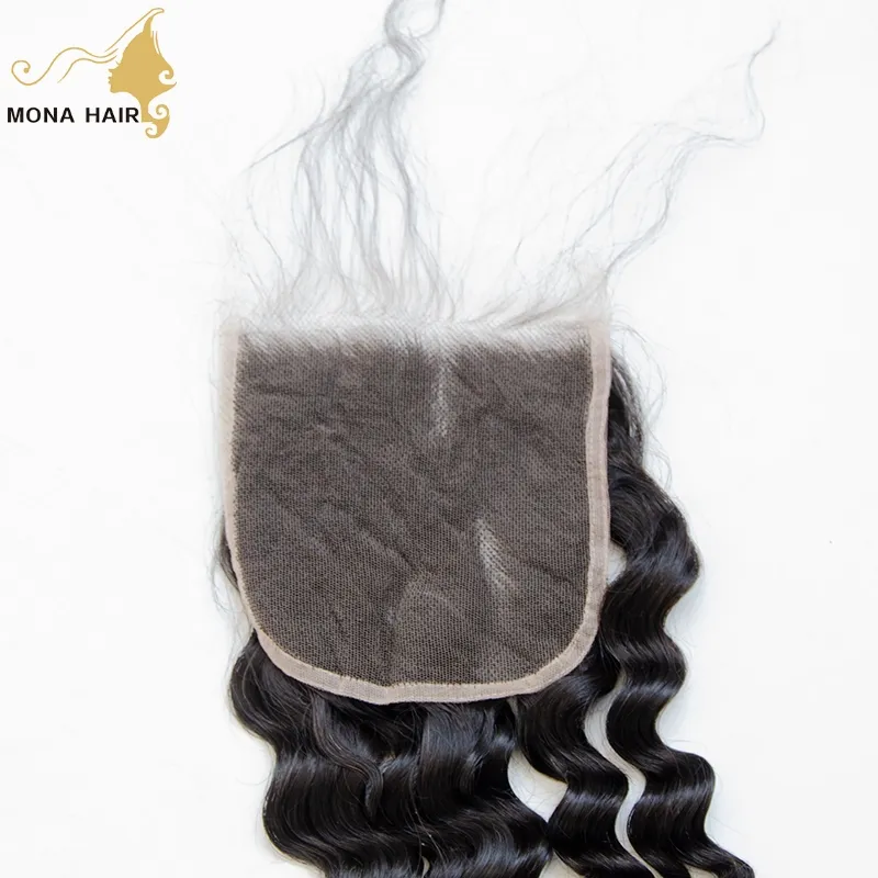 human hair closure pieces