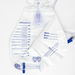 Sac de drainage urinaire de luxe en PVC jetable pour adulte, norme CE, 2000 ml - Product Image 2