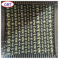 Tissu Oxford en polyester ATY bicolore ignifuge avec CPAI 84 / ASTM D6413 / UL 94 / CA TB117/ FAR 25.853 pour sacs