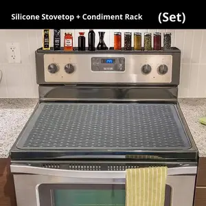 Tapete Protector de Silicona para Estufa de Cocina, Aislante de Calor, Escurridor de <span class=keywords><strong>Platos</strong></span>, Cubierta Superior de 30-34 cm, 3 mm de Grosor, Moderno - Product Image 3