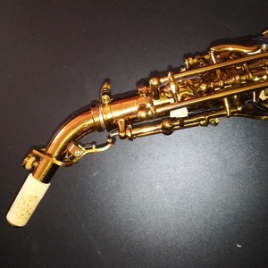 Saxophone soprano courbé en Sib, surface en mi foncé, coussinets <span class=keywords><strong>Pisoni</strong></span> - Product Image 3