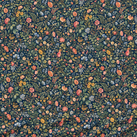 Tissu en popeline de coton floral LNS Dense Garden Carpet, 75 GSM, voile de coton léger tissé pour vêtements