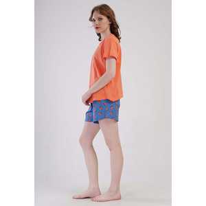 เสื้อแจ็คเก็ตทรงวงรีแขนสั้นคอโอสำหรับผู้หญิง - Product Image 2