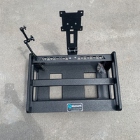 Flight case pliable personnalisé 2U 3U pour deux moniteurs Dell P2418HT 24'' à écran tactile