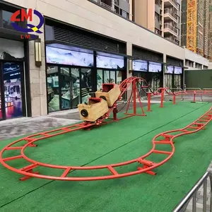 Themenpark Sliding Dragon Train Kinder Mini Pedal Achterbahn Fahrrad Human Pedal Achterbahn zu verkaufen