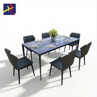 Base de table trompette extérieure personnalisable en acier rond et chrome massif pour hôtels modernes