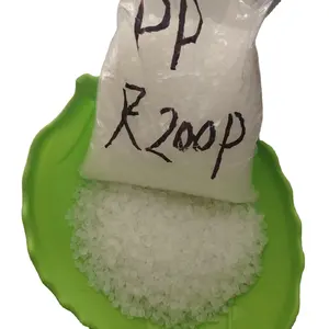 Grânulos de polipropileno PP Homopolímero Copolímero Plástico Grânulos PPH PPC Pelotas de Polímero 25kg