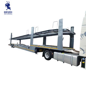 Voiture robuste SUV Transport remorquage Double pont levage hydraulique SUV transporteur de voiture/Transport benne/Lowbed camion Semi <span class=keywords><strong>remorque</strong></span> - Product Image 5