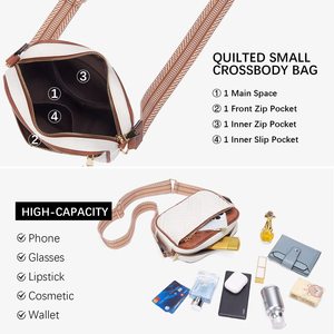 Wholesale Women's Winter Autumn Fashion Durable Portable Custom <b>Messenger</b> <b>Crossbody</b> Shoulder <b>Bag</b> PU Strap Polyester Zipper - Product Image 5