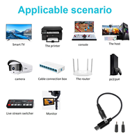 Câble de charge USB-C vers DC 5,5x2,1 mm PD, tension réglable 5V 9V 12V 15V 20V, pour ordinateur portable et routeur