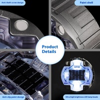 Vente en gros usine : Piquet solaire routier intelligent en ABS avec LED, dispositif de sécurité pour passage piéton, piquet encastré pour passage zébré, réflecteur blanc, IP68