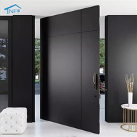 Puerta de cristal con pivote de entrada principal para el hogar moderno NF NFRC, superventas de América del Norte, descuento para Villa, sala de estar, dormitorio, Hotel