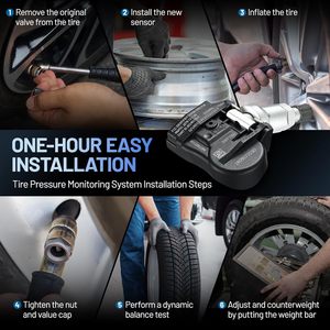 Sensore <span class=keywords><strong>TPMS</strong></span> 315MHz 1K0907253D per Sistema di Monitoraggio Pressione Pneumatici per Audi VW - Product Image 6