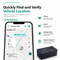 Traceur GPS LBS magnétique Trevaron Auto 10000mAh pour flotte de voitures de location, longue autonomie, abonnement à l'application requis