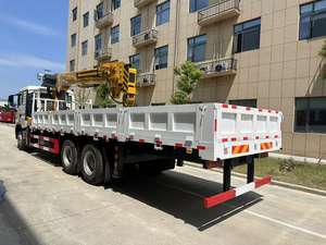 סינוטראק הוהואו מנוף משאית 6 x4 משאית מטען כבדה עם 10 טון 12 טון הידראולי טלסקופי עם מקדחה למכירה - Product Image 5