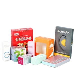 Boîtes en carton blanc personnalisées Hao Ge Printing, emballage en carton 230 g/m² avec logo imprimé, emballage général - Product Image 1