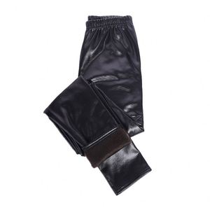 Leggings d'hiver pour femmes en polaire Pantalon en imitation <span class=keywords><strong>cuir</strong></span> PU Pantalon crayon élastique Slim Tight Casual Outwear Long Leggings - Product Image 6