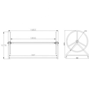 Enrouleur de ligne de délimitation de <span class=keywords><strong>piscine</strong></span> en acier inoxydable, chariot de rangement portable à roulettes pour la <span class=keywords><strong>formation</strong></span> et la compétition en <span class=keywords><strong>piscine</strong></span> - Product Image 6