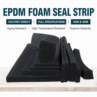 Bande d'étanchéité en mousse EPDM pour fenêtre, réduction du bruit, prévention des chocs, bande en caoutchouc silicone, pour porte rainurée, pare-brise de bus