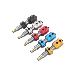 Accessoires pour arc recurve en Alu6061 <span class=keywords><strong>Rouge</strong></span> Noir Argent, Plunger Bicaster avec coussinet - Product Image 1