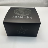 Boîte faite sur commande de paquet de chapeau avec le carton rigide vernissant la finition recyclable