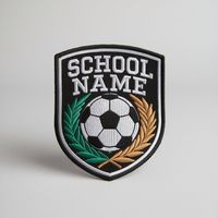 Sac d'école personnalisé en gros avec patchs en chenille Patchs de bâton de broderie professionnel personnalisés pour formation en hélicoptère Patch Velcro