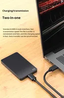 Kabel Data Tembaga Dua Arah USB 3.0 USB A Male ke USB A Male untuk Enclosure Hard Drive Mobile