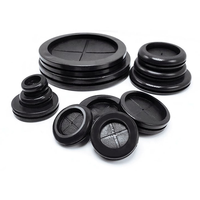 Meaogate – Anneaux de protection en caoutchouc silicone personnalisés pour câbles, couleur noire, dureté 20~90 ShoreA