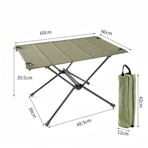 Juego de <span class=keywords><strong>Mesa</strong></span> y Sillas Plegables de Aluminio Ultraligero, Muebles Portátiles para Exteriores, Picnic, Camping, Barbacoa, Diseño Moderno - Product Image 2
