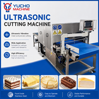Machine à découper les gâteaux à ultrasons YUCHO entièrement automatique, lame antiadhésive de qualité alimentaire en acier inoxydable 304
