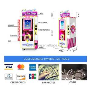 Precooling Fresh Keeping Ice Cream Vending <b>Machine</b> with SDK Function 59 Kinds of Tastes 100 Cups Capacity - Product Image 2
