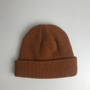 Gorro corto de moda <span class=keywords><strong>para</strong></span> hombre, gorro barato en blanco, gorro Docker, gorro de invierno cálido de punto <span class=keywords><strong>para</strong></span> hombre, vestido informal al aire libre - Product Image 4