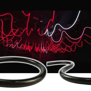 Ruban LED néon flexible noir étanche de 10 mètres, RVB DMX adressable, 22 mm, pour événements et fêtes - Product Image 1