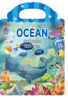Livre d'autocollants en gelée sur le thème du monde sous-marin, jouet d'activités écologique et réutilisable pour enfants, intérieur et extérieur